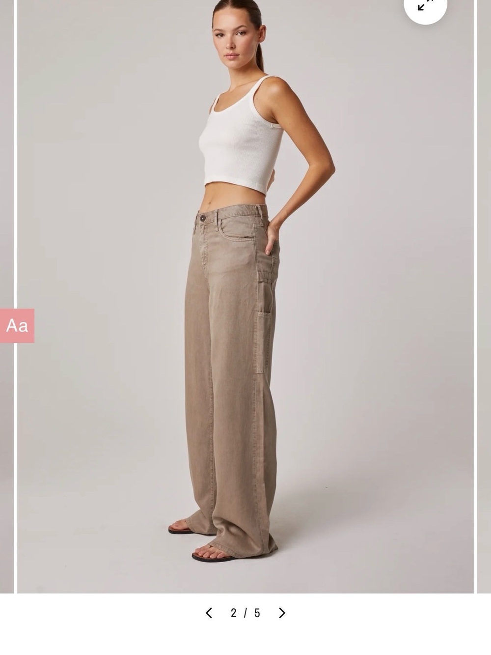 Edyson Charles Utility Pant in Cement Size 27